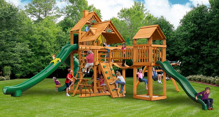 Holzfarbe für Kinderspielplätze
